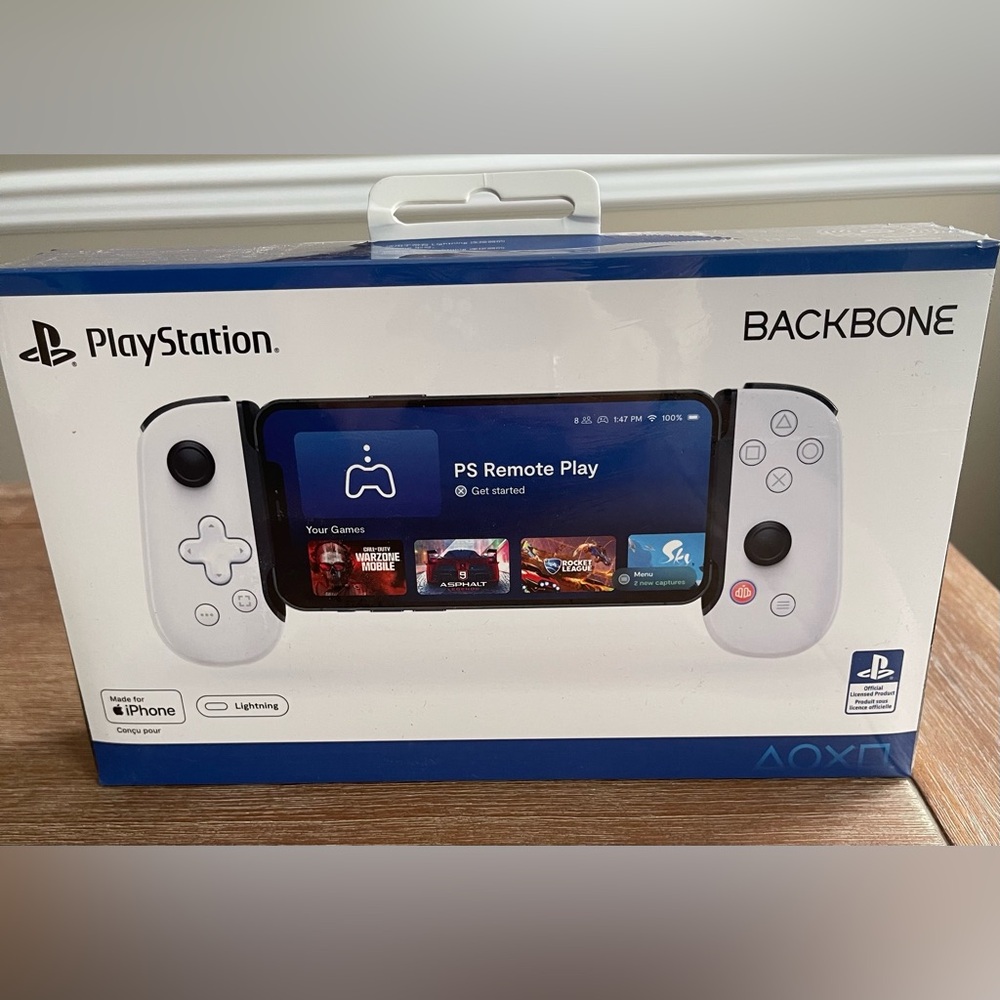 PlayStation Backbone Lightning Edition Mobile Gaming Controller for IPhone New